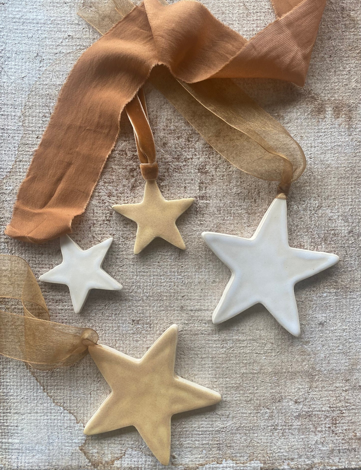 Twinkling Star Ornament Set-- GOLDEN