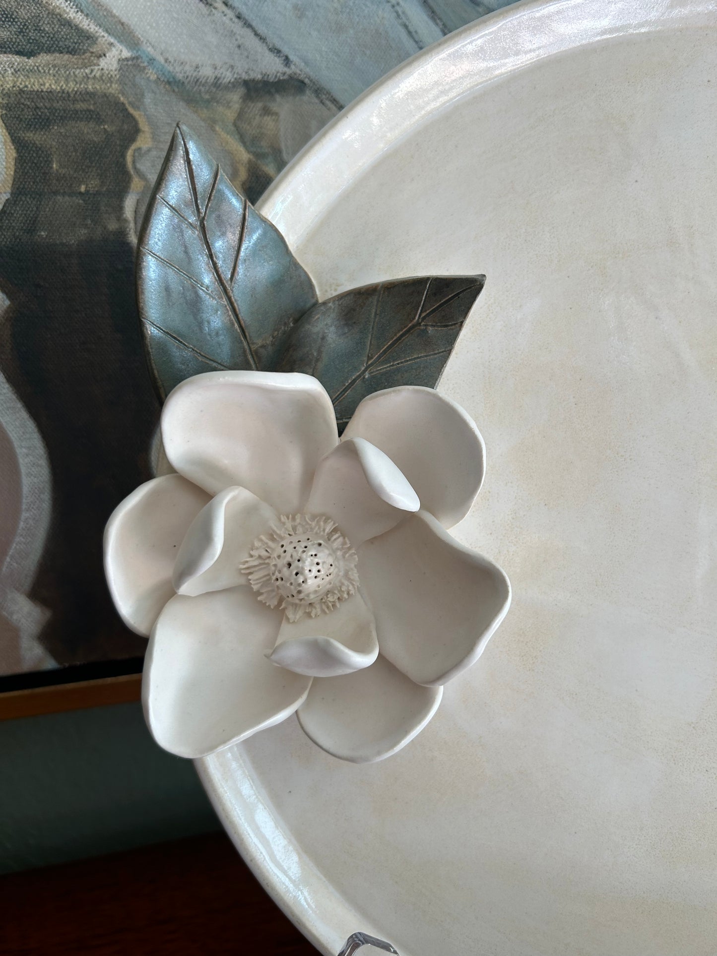 Circle magnolia platter (n. 12)