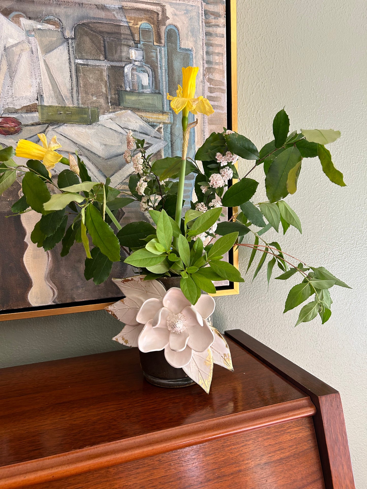 Vera Vase dark with gold (n. 15)