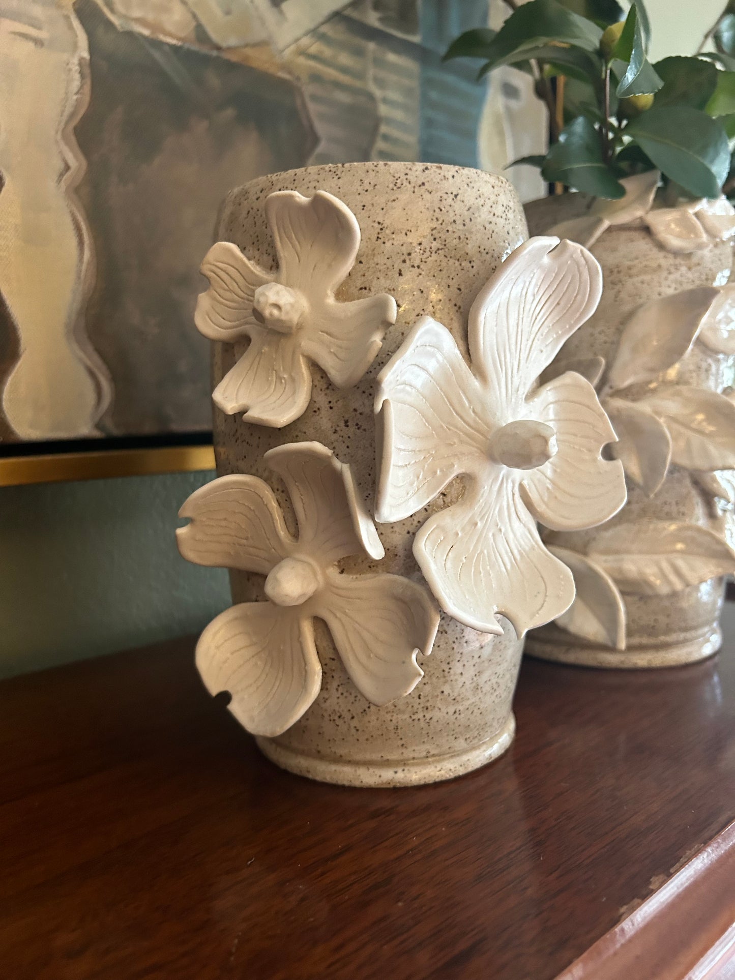 Triple Dogwood Vase (n. 05)