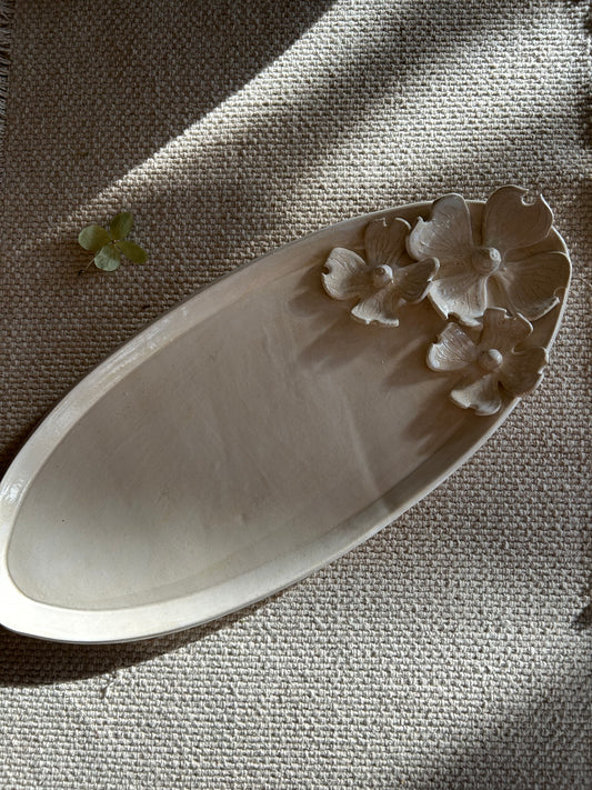 Triple Dogwood Platter (n. 07)