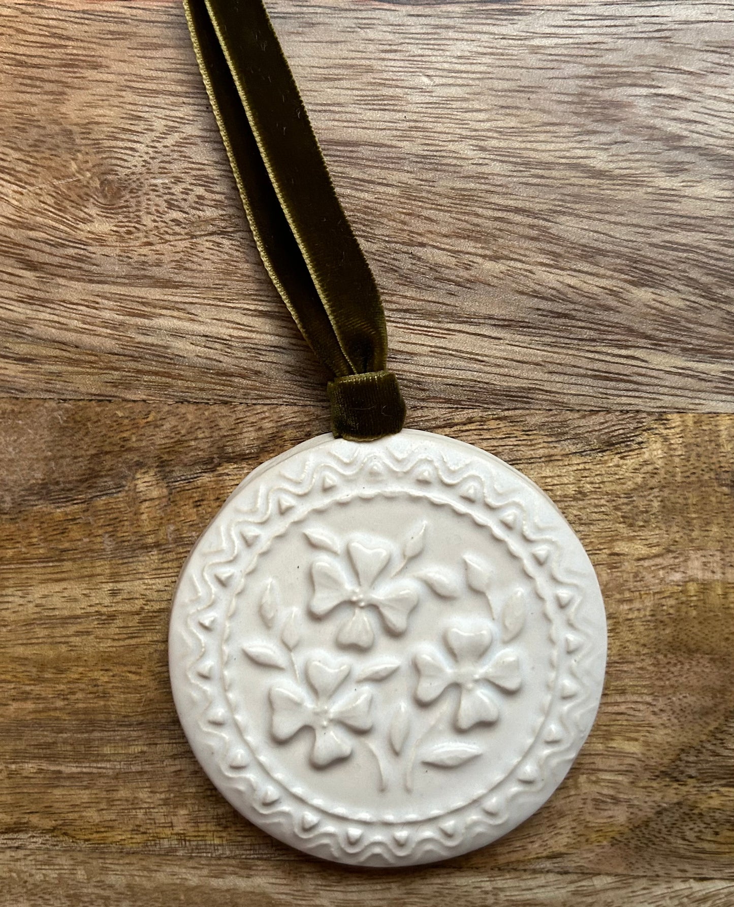 Dogwood Vintage Cookie Press Ornament