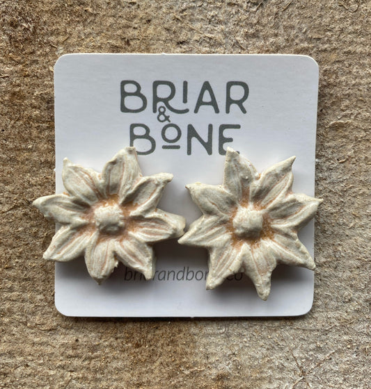 Pink Daisy Earrings